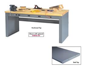 TENNSCO ELECTRONIC WORKBENCHES WITH PANEL LEGS