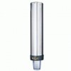 Large Water Pull-Type Cup Dispenser with Removable Cap, Stainless Steel