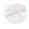Showtime&reg; Plastic Hinged Lid Carryout Containers