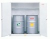 White Drum Cabinets for Flammable Waste