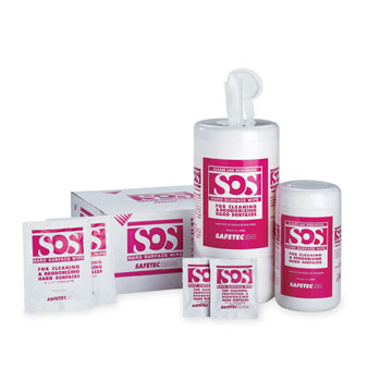 Safe on Surfaces™ (S.O.S.) Cleaning Wipes