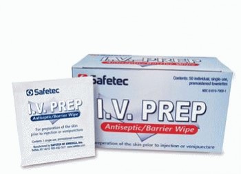 I.V. Prep Antiseptic/Barrier Wipe