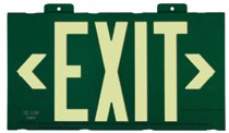 Jessup™ Glo Brite® Eco Exit™ S50 Steel Framed Exit Signs Jessup™ Glo Brite® Eco Exit™ S50 Steel Framed Exit Signs