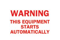 Brady Machine &amp; Operational Signs