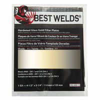 Comfort Eye Protection Hardened Glass Gold Filter Plates