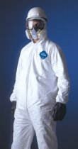 DuPont&trade; Tyvek&reg; Coveralls with attached Hood