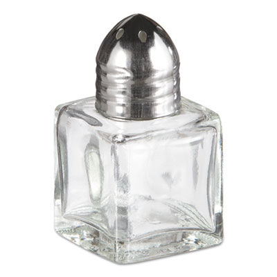 Adcraft&reg; Mini Cube Salt & Pepper Shakers