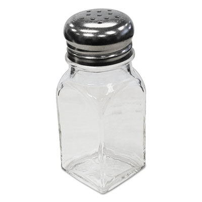 Adcraft&reg; Mushroom Top Square Salt & Pepper Shakers
