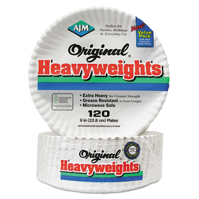AJM Packaging Corporation Gold Label Coated Paper Plates