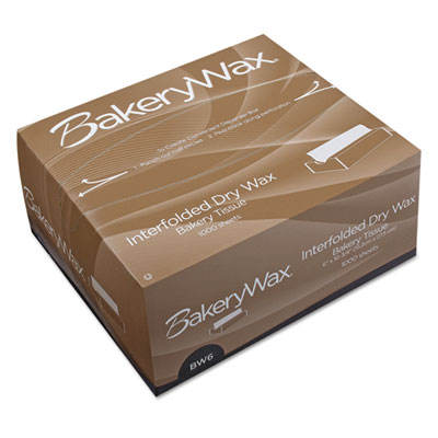 Bagcraft Papercon&reg; EcoCraft&reg; Interfolded Dry Wax Bakery Tissue