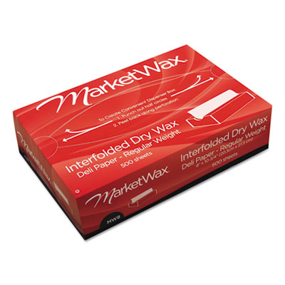 Bagcraft Papercon&reg; Interfolded Dry Wax Deli Paper