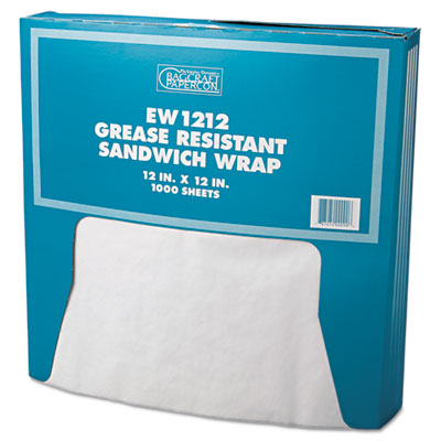 Bagcraft Papercon&reg; Grease-Resistant Paper Wrap/Liners