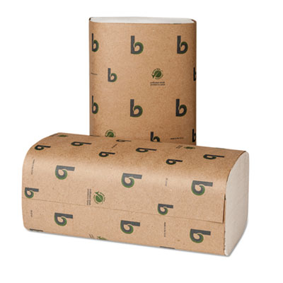 Boardwalk&reg; Boardwalk&reg; Green Folded Towels