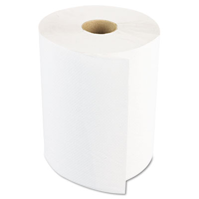 Boardwalk&reg; White Paper Towel Rolls