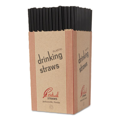 Cardinal Straws Unwrapped Jumbo Straws