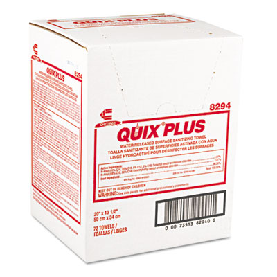 Chix&reg; Quix&reg; Plus Disinfecting Towels