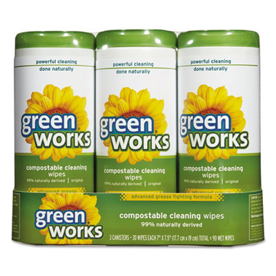 Green Works&reg; Compostable Cleaning Wipes