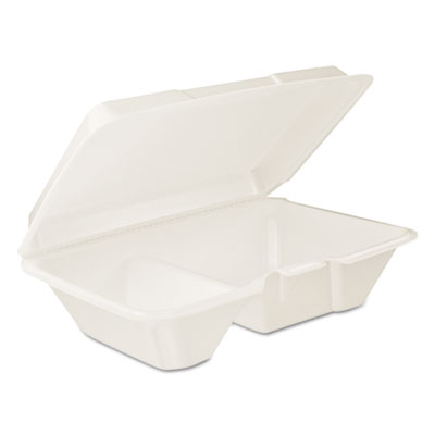 Dart&reg; Foam Hinged Lid Containers