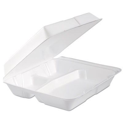 Dart&reg; Foam Hinged Lid Containers