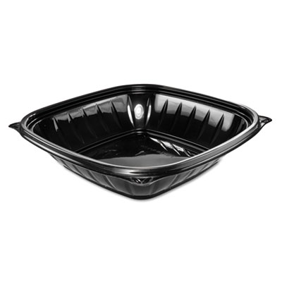 Dart&reg; PresentaBowls&reg; Pro Black Square Bowls