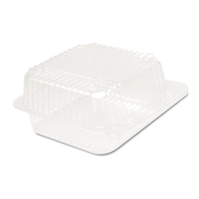 Dart&reg; StayLock&reg; Clear Hinged Lid Containers