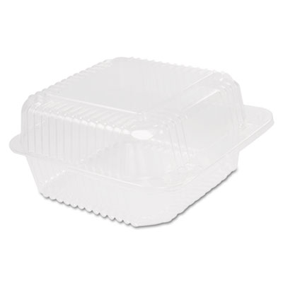 Dart&reg; StayLock&reg; Clear Hinged Lid Containers