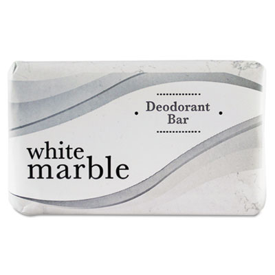 White Marble Guest Amenities Deodorant Soap