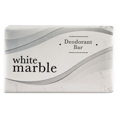 White Marble Guest Amenities Deodorant Soap