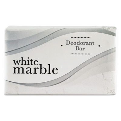 White Marble Guest Amenities Deodorant Soap