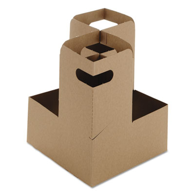 Dixie&reg; Four Drink Carrier Take-Out Tray