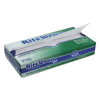 Dixie&reg; Rite-Wrap&reg; Interfolded Lightweight Dry Waxed Deli Papers