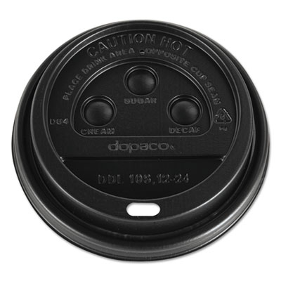 Dopaco&reg; Dome Lids for Hot Paper Cups