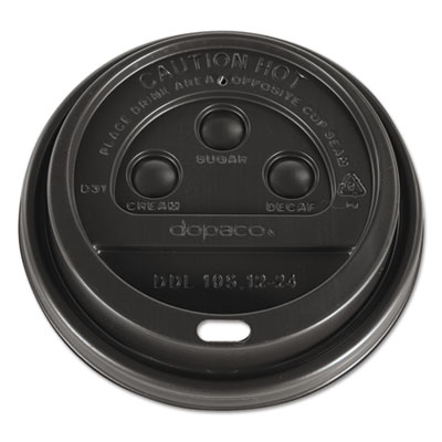 Dopaco&reg; Dome Lids for Hot Paper Cups