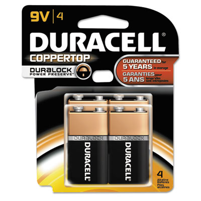 Duracell&reg; CopperTop&reg; Alkaline Batteries with Duralock Power Preserve Technology