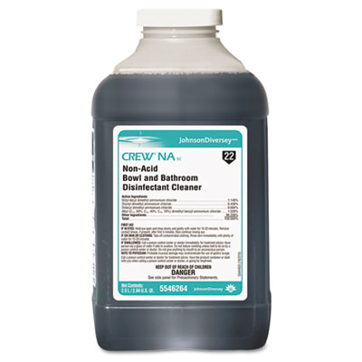 Diversey Crew&reg; NA SC Non-Acid Bowl and Bathroom Disinfectant Cleaner