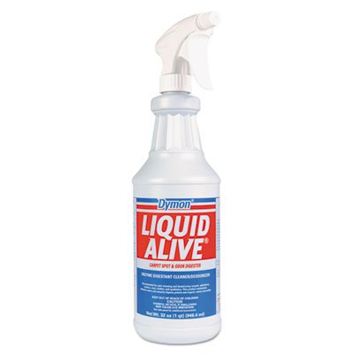 Dymon&reg; LIQUID ALIVE&reg; Enzyme Digestant Carpet and Textile Cleaner/Deodorizer