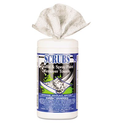 SCRUBS&reg; Graffiti & Spray Paint Remover Towels
