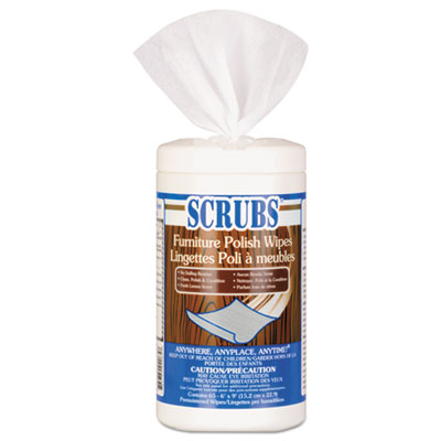 SCRUBS&reg; Furniture Polishing Wipes