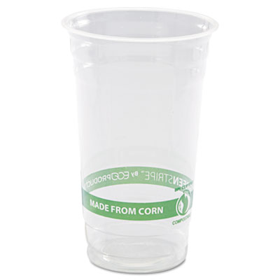Eco-Products&reg; GreenStripe&reg; PLA Cold Cups