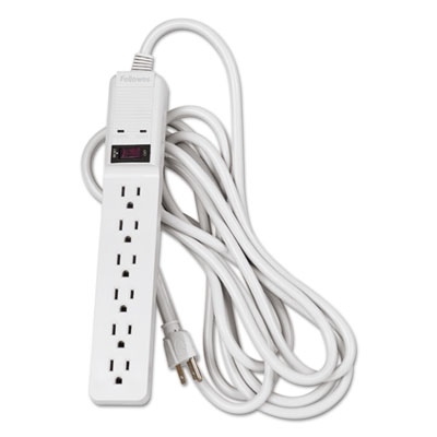 Fellowes&reg; Basic Home/Office Six-Outlet Surge Protector