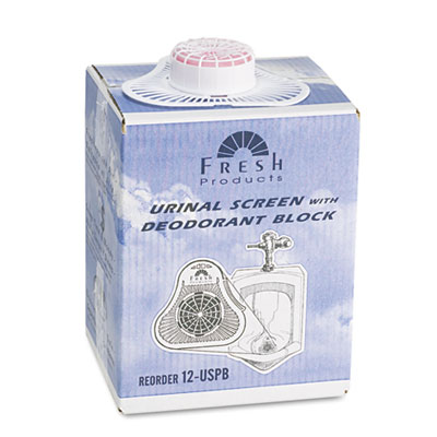Fresh Products Para Urinal Screen with Deodorizer Block