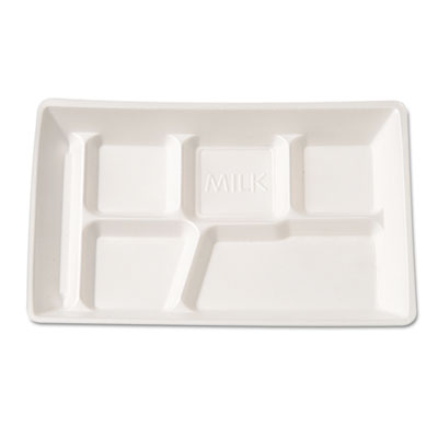 Genpak&reg; Foam School Trays