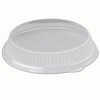 Genpak&reg; Clear Plastic Lids for Foam and Plastic Dinnerware