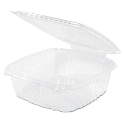 Genpak&reg; Plastic Hinged-Lid Deli Containers