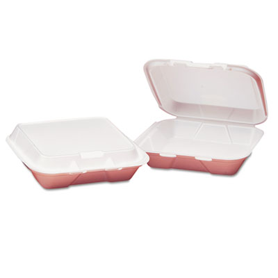 Genpak&reg; Snap It Hinged-Lid Foam Food Container