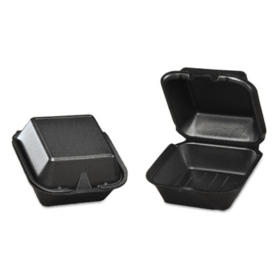 Genpak&reg; Snap It Hinged-Lid Foam Food Container