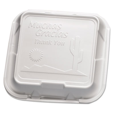 Genpak&reg; Snap-It&reg; Vented Hinged Containers