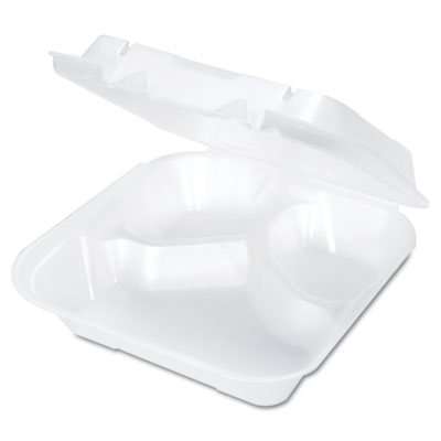 Genpak&reg; Snap-It&reg; Vented Hinged Containers