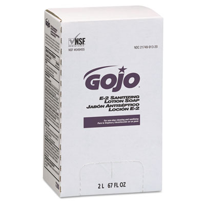 GOJO&reg; E2 Sanitizing Lotion Soap
