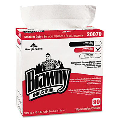 Georgia Pacific&reg; Professional Brawny Industrial&reg; Medium Duty Premium DRC Wipers